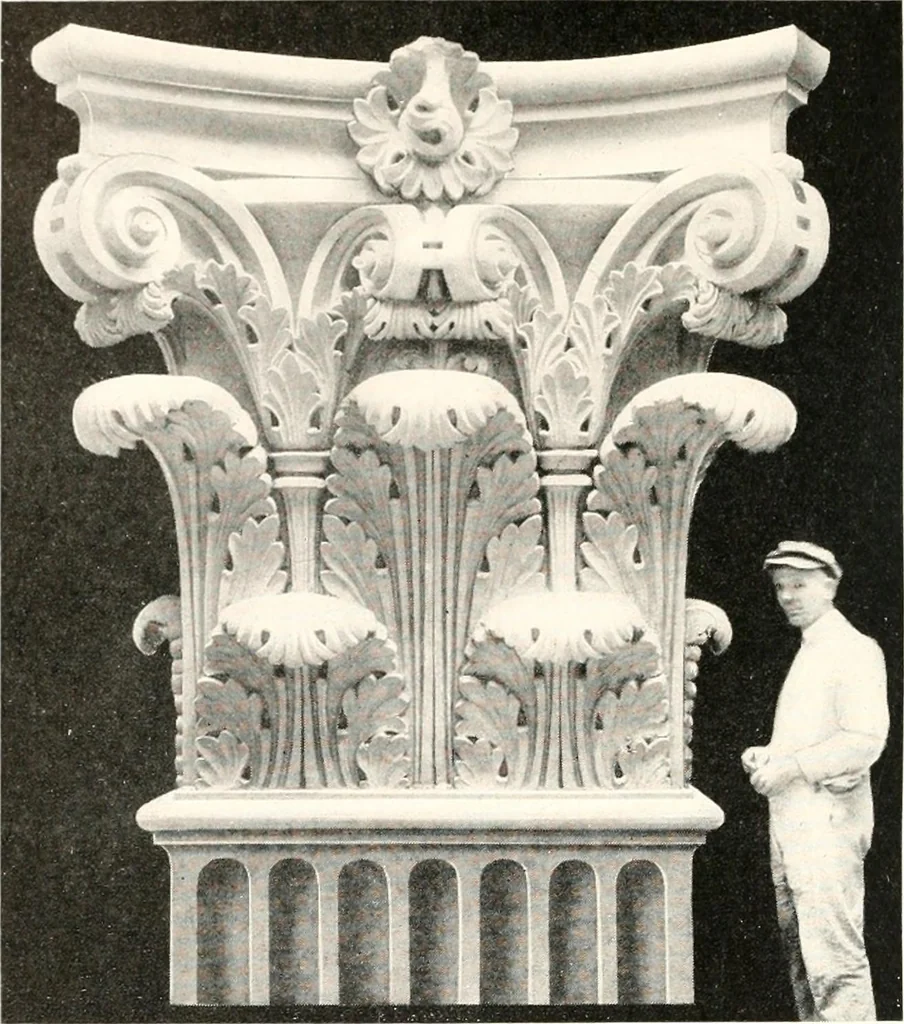 An illustration from Handbook for architects and builders, 1898, leaf 33