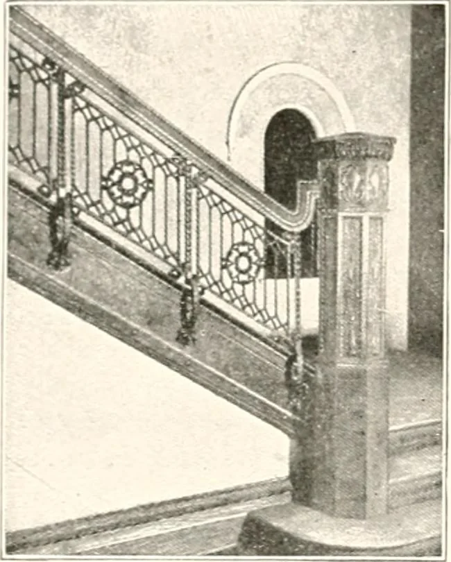 An illustration from Handbook for architects and builders, 1898, leaf 401