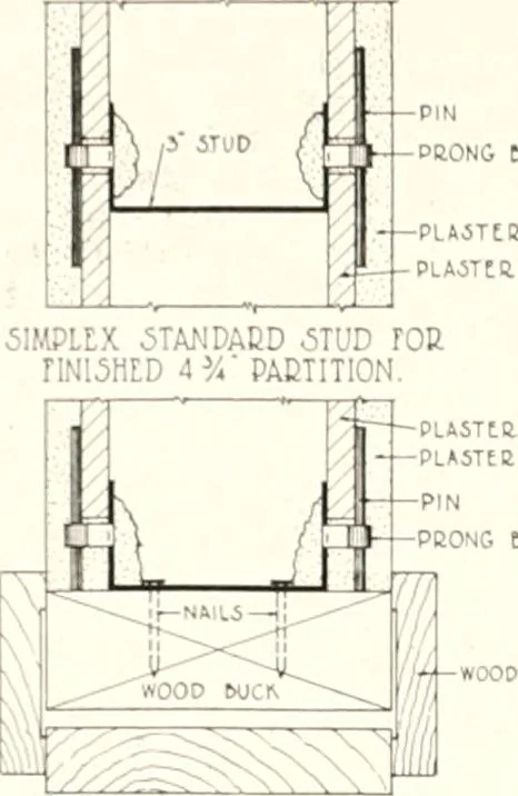 An illustration from Handbook for architects and builders, 1898, leaf 555