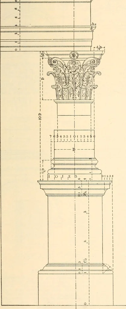 An illustration from Handbook for architects and builders, 1898, leaf 608