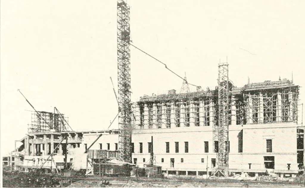An illustration from Handbook for architects and builders, 1898, leaf 135