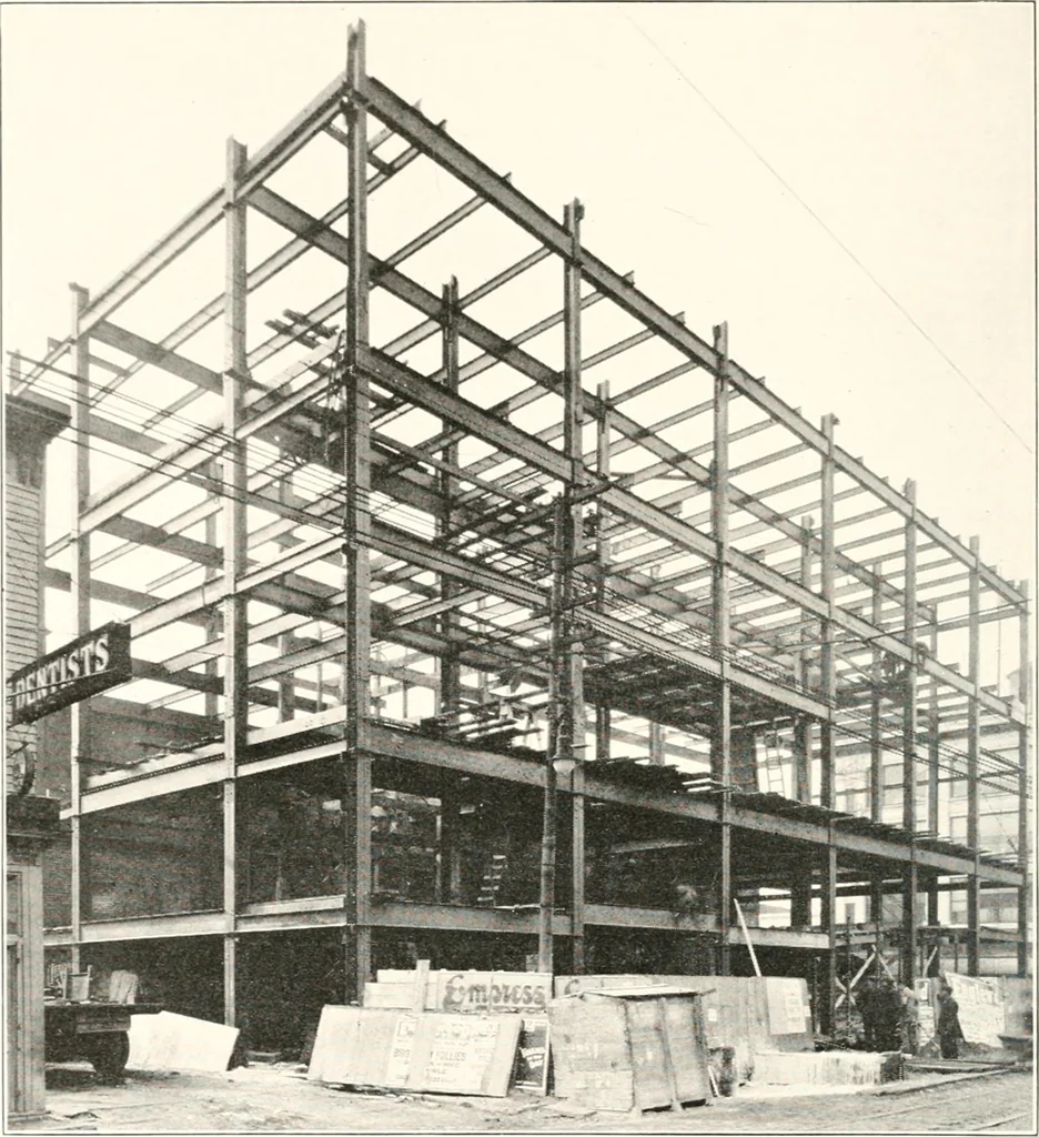 An illustration from Handbook for architects and builders, 1898, leaf 143