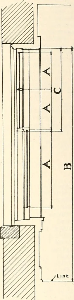 An illustration from Handbook for architects and builders, 1898, leaf 203