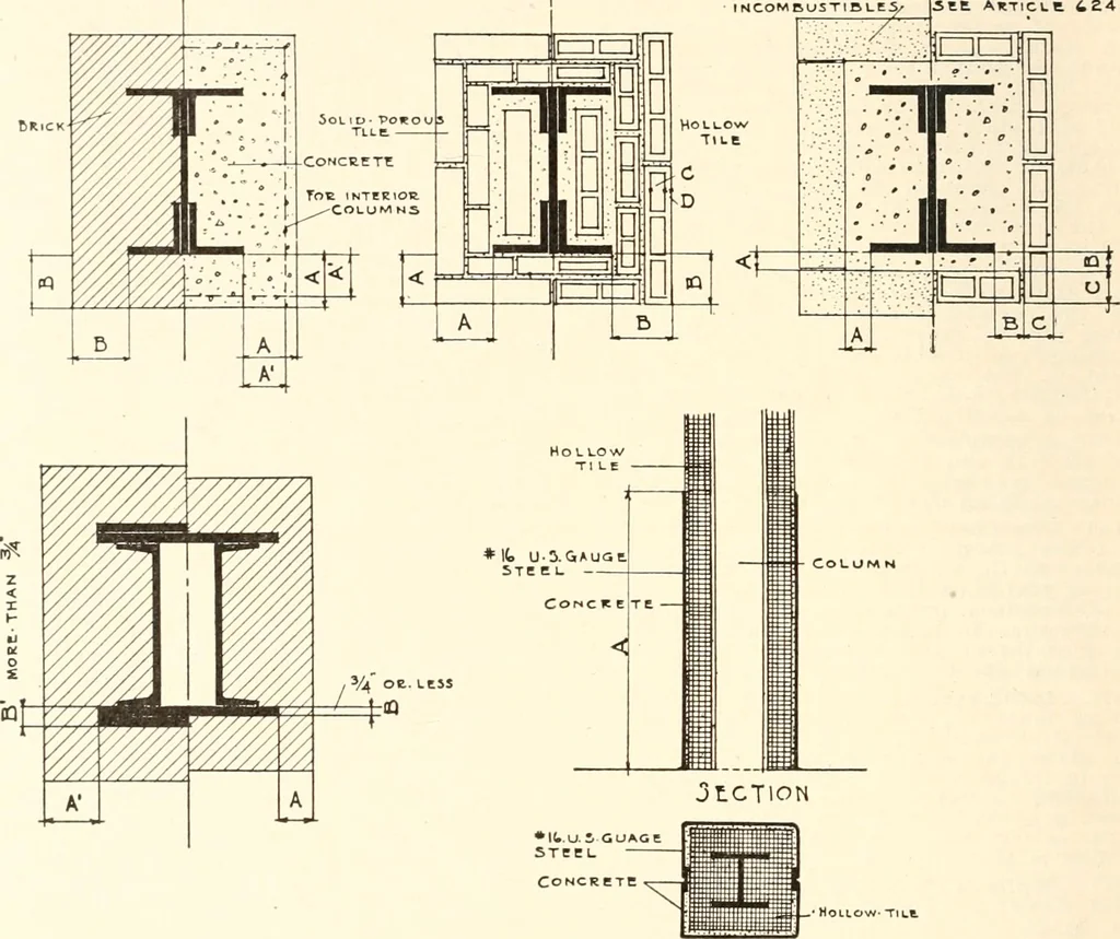 An illustration from Handbook for architects and builders, 1898, leaf 265
