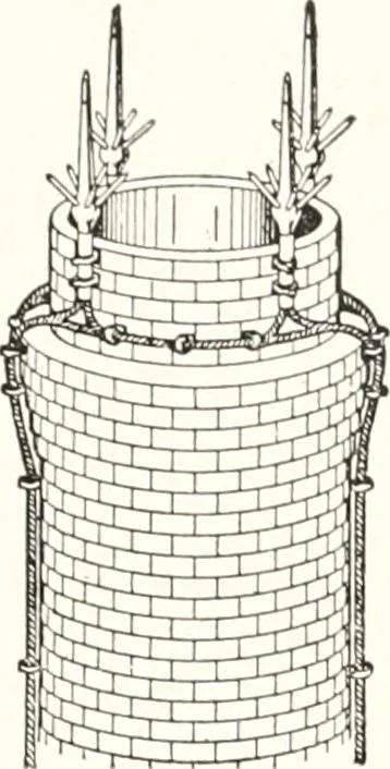 An illustration from Handbook for architects and builders, 1898, leaf 301