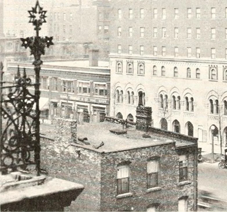 An illustration from Handbook for architects and builders, 1898, leaf 421