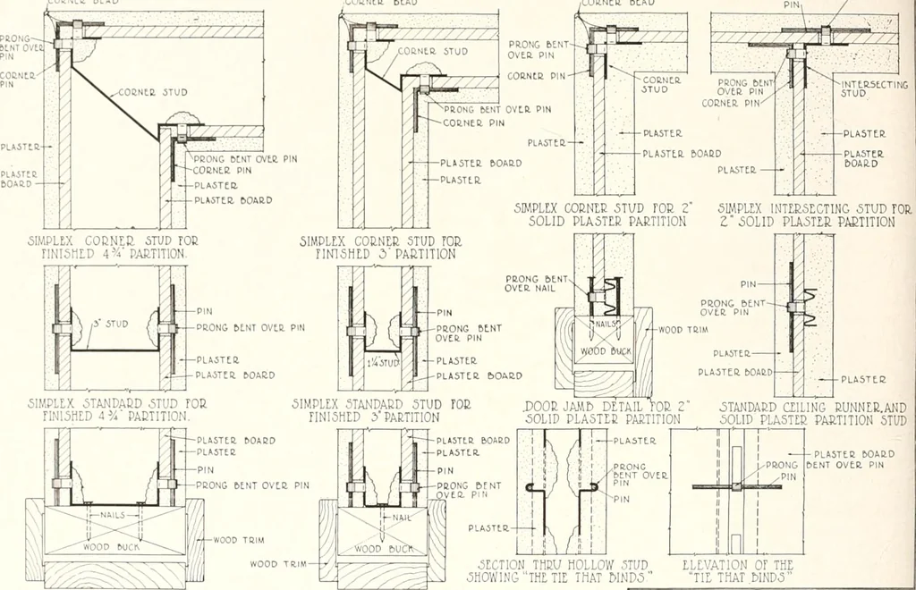 An illustration from Handbook for architects and builders, 1898, leaf 619
