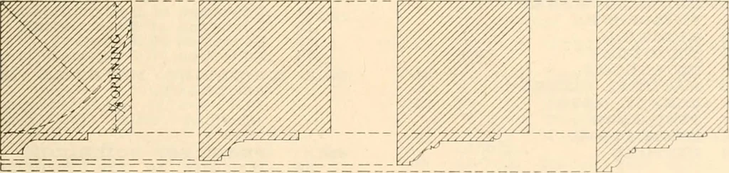 An illustration from Handbook for architects and builders, 1898, leaf 674