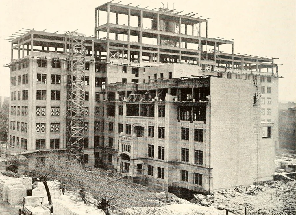 An illustration from Handbook for architects and builders, 1898, leaf 160