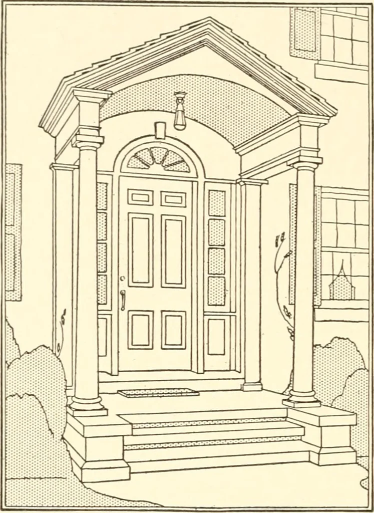 An illustration from Handbook for architects and builders, 1898, leaf 168