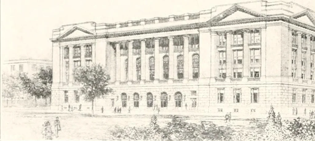 An illustration from Handbook for architects and builders, 1898, leaf 336