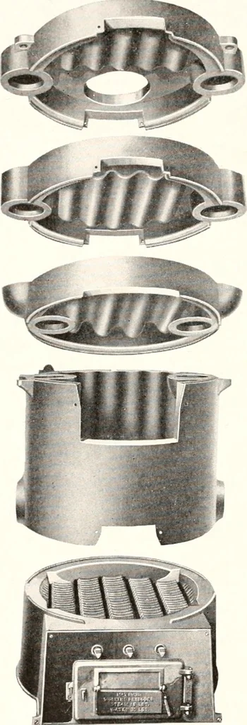 An illustration from Handbook for architects and builders, 1898, leaf 528