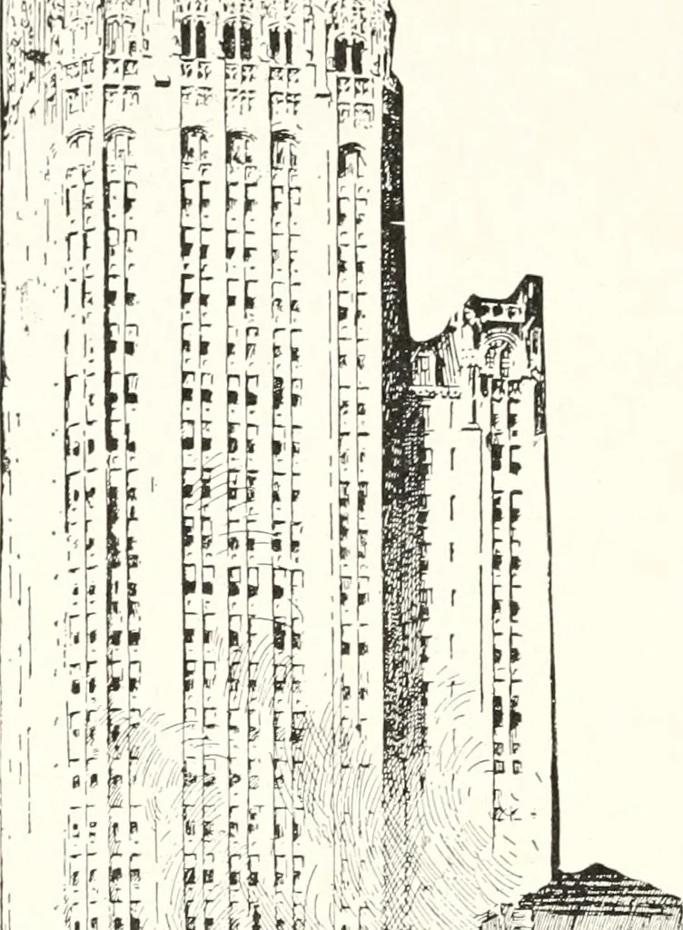 An illustration from Handbook for architects and builders, 1898, leaf 672