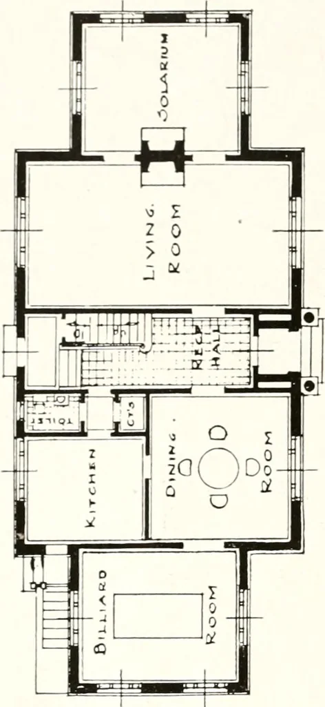 An illustration from Handbook for architects and builders, 1898, leaf 14