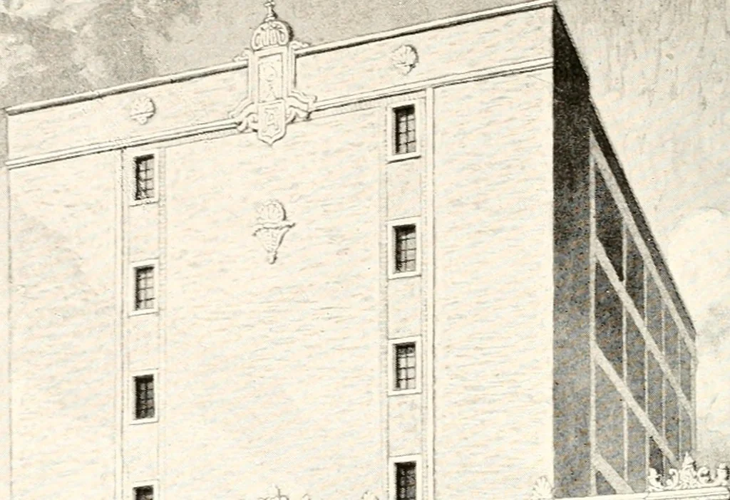 An illustration from Handbook for architects and builders, 1898, leaf 162