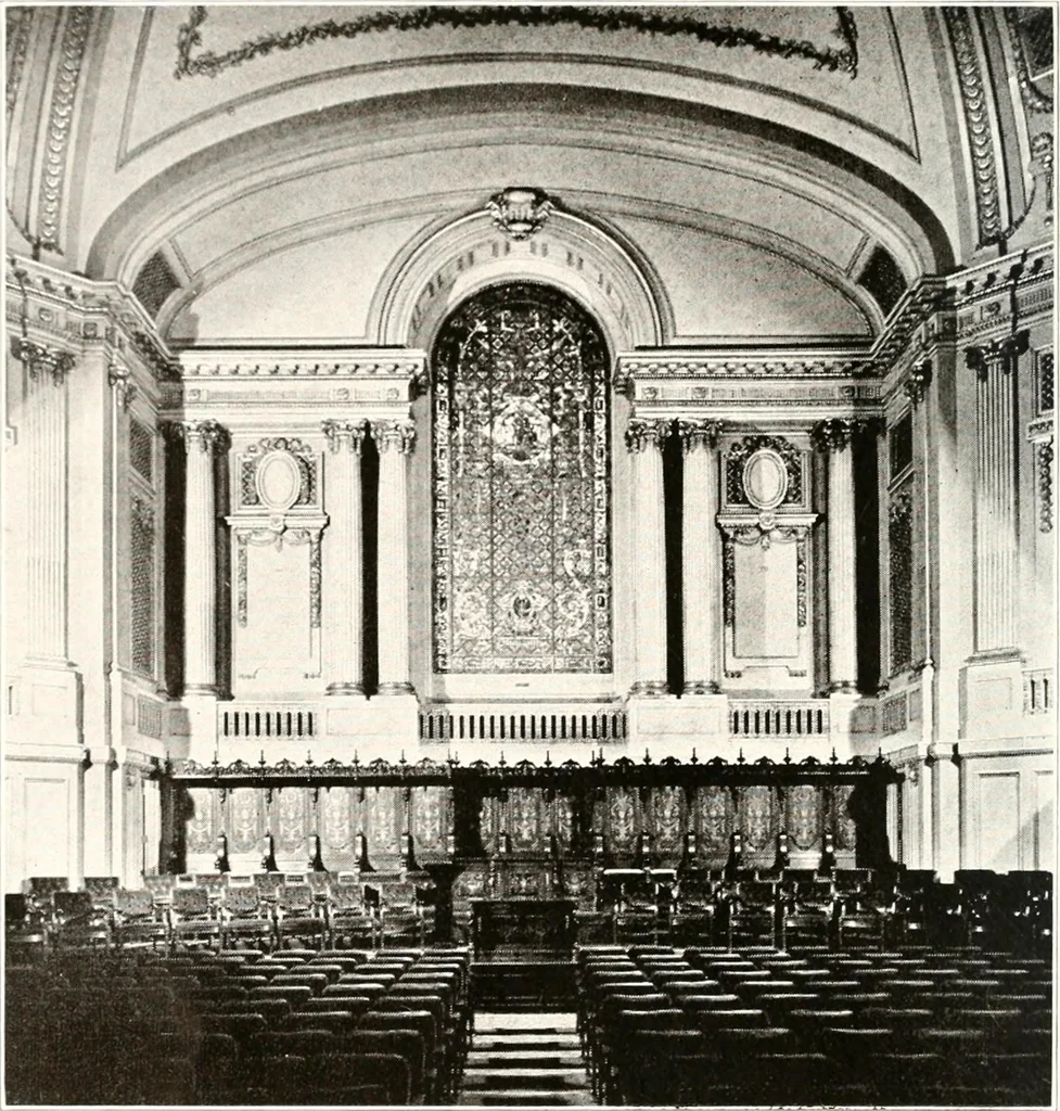 An illustration from Handbook for architects and builders, 1898, leaf 22