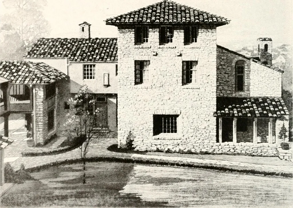 An illustration from Handbook for architects and builders, 1898, leaf 54