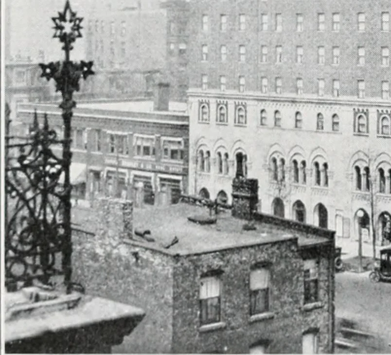 An illustration from Handbook for architects and builders, 1898, leaf 442