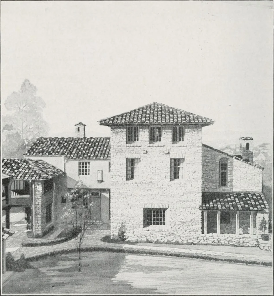 An illustration from Handbook for architects and builders, 1898, leaf 52