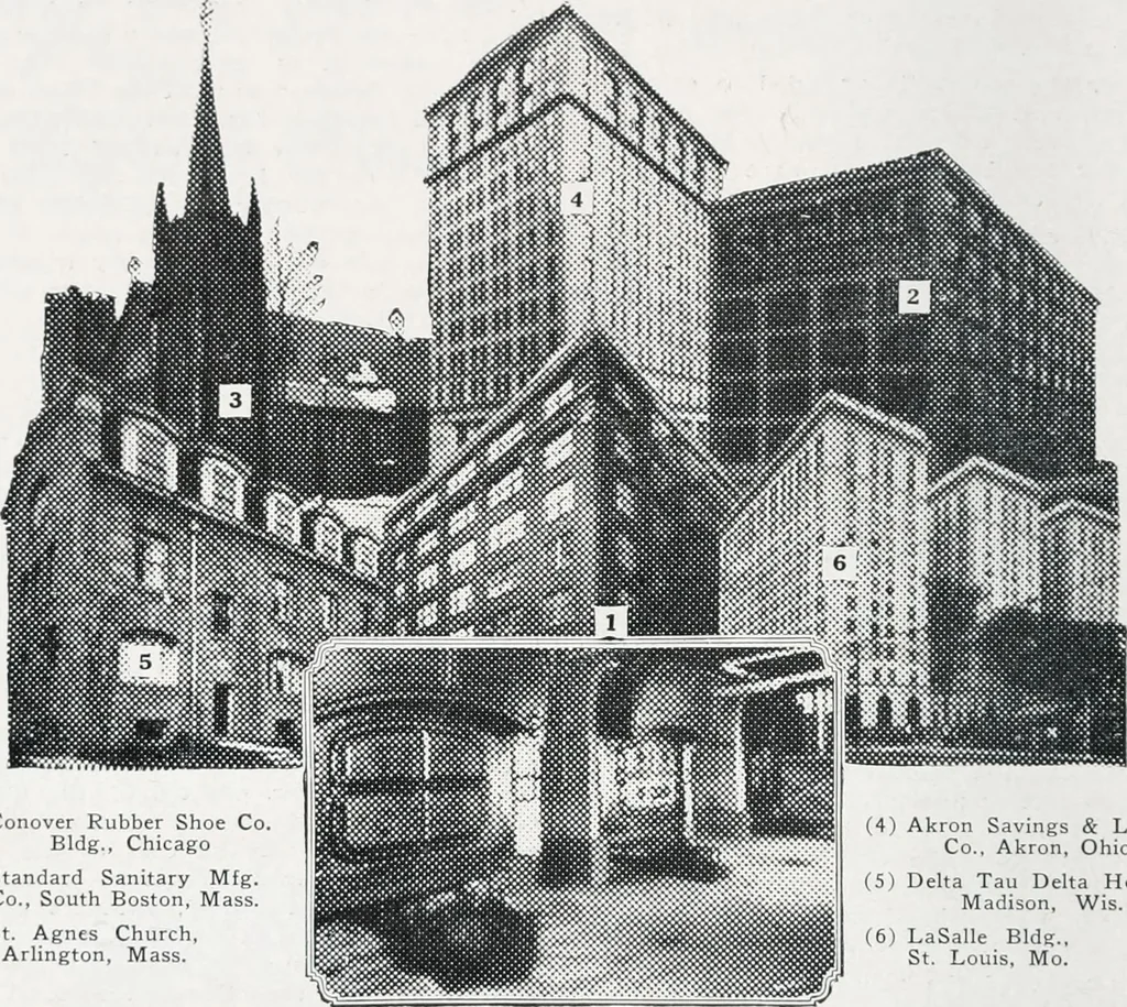 An illustration from Handbook for architects and builders, 1898, leaf 560