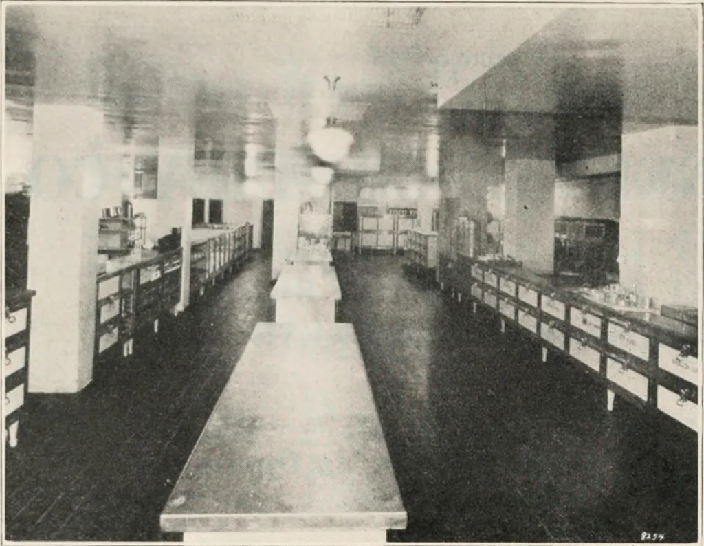 An illustration from Handbook for architects and builders, 1898, leaf 694