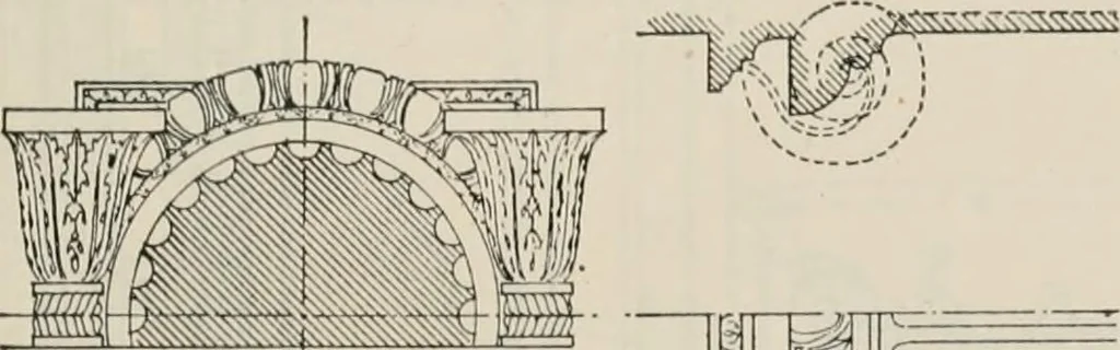 An illustration from Handbook for architects and builders, 1898, leaf 747