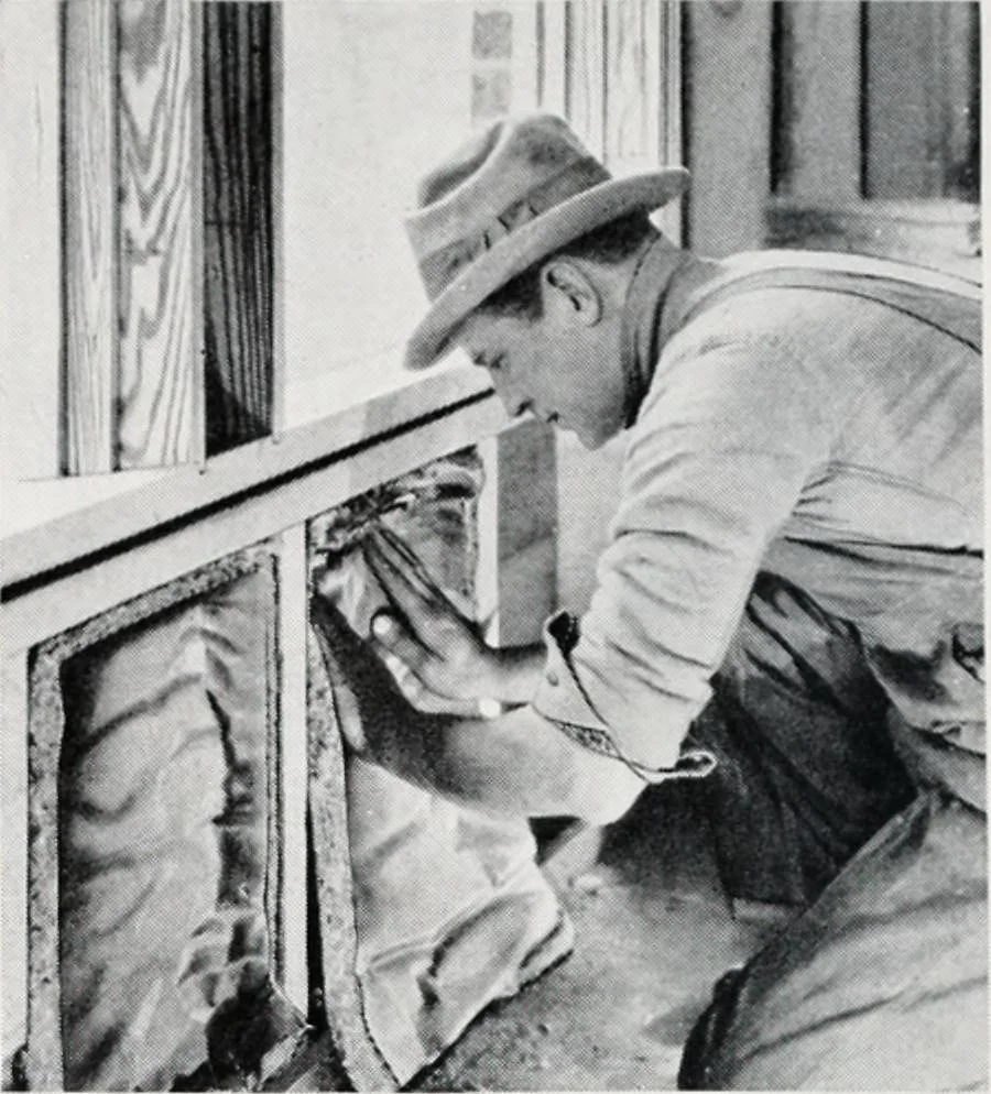 An illustration from Handbook for architects and builders, 1898, leaf 128