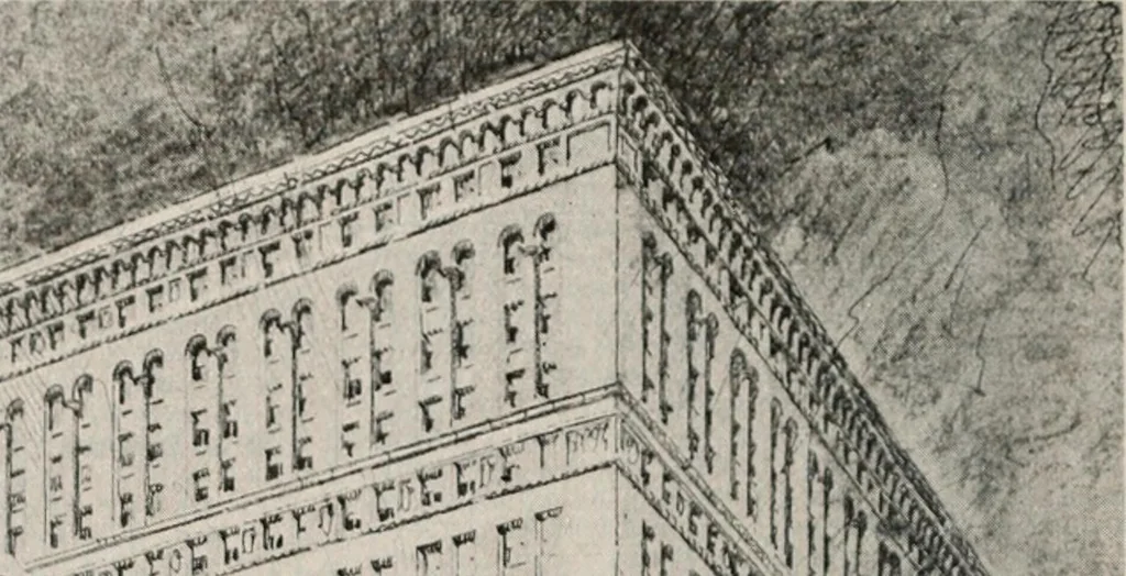 An illustration from Handbook for architects and builders, 1898, leaf 674