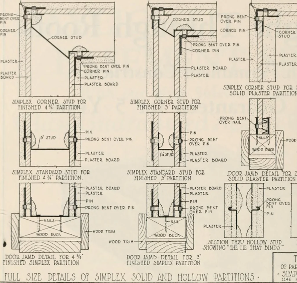 An illustration from Handbook for architects and builders, 1898, leaf 690