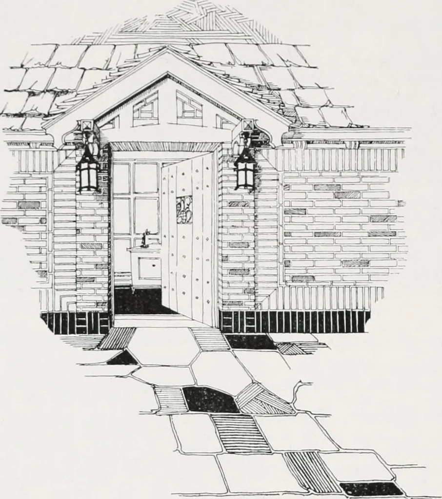 An illustration from Handbook for architects and builders, 1898, leaf 105