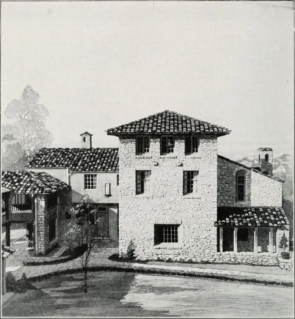An illustration from Handbook for architects and builders, 1898, leaf 51