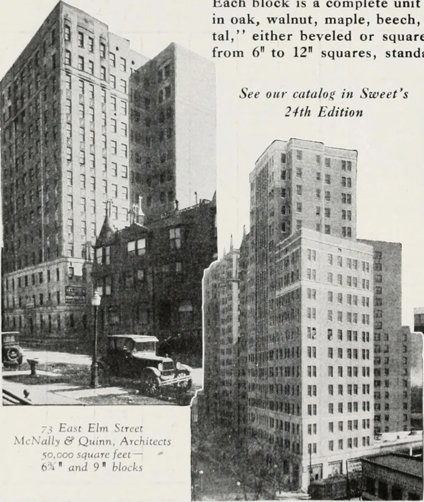 An illustration from Handbook for architects and builders, 1898, leaf 525