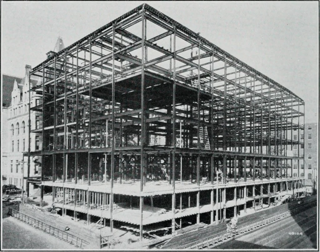 An illustration from Handbook for architects and builders, 1898, leaf 125