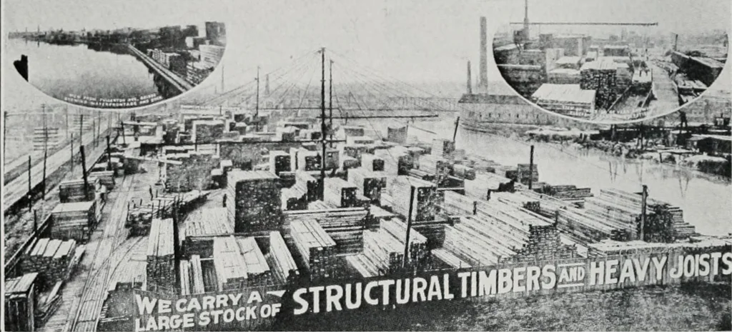 An illustration from Handbook for architects and builders, 1898, leaf 443