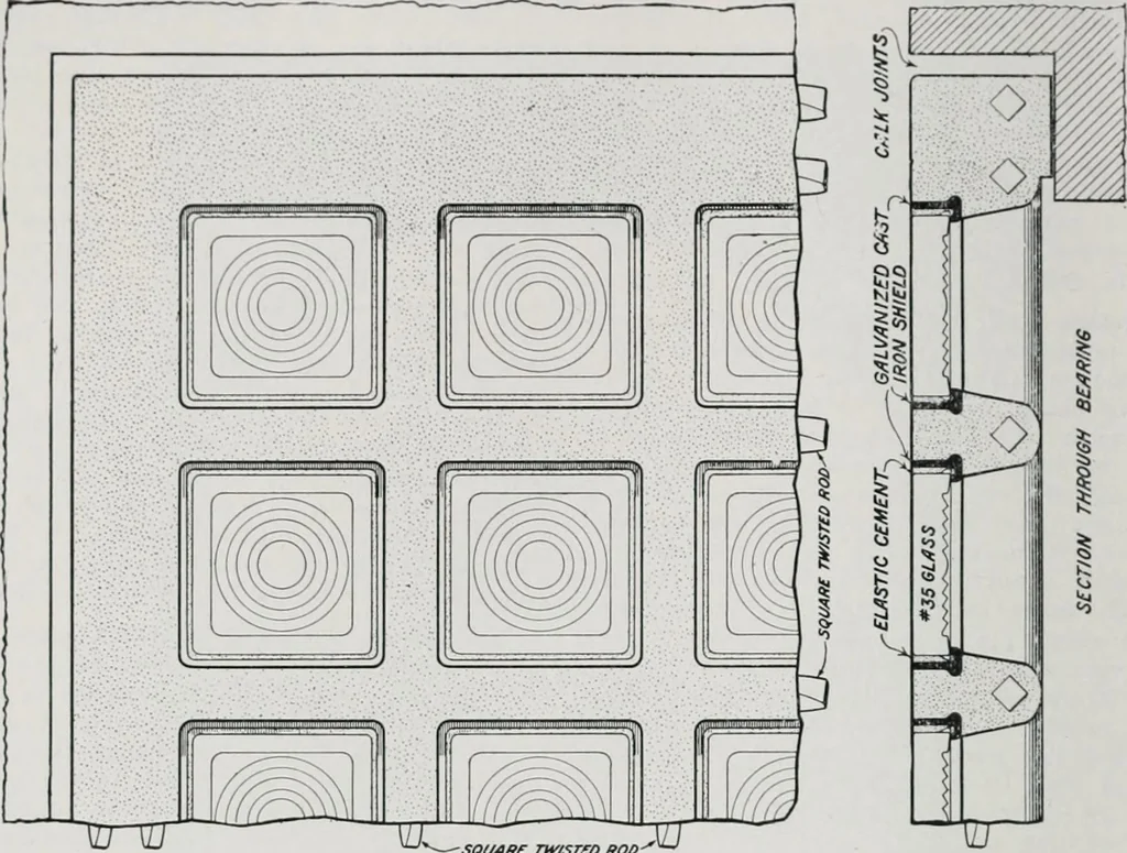 An illustration from Handbook for architects and builders, 1898, leaf 593