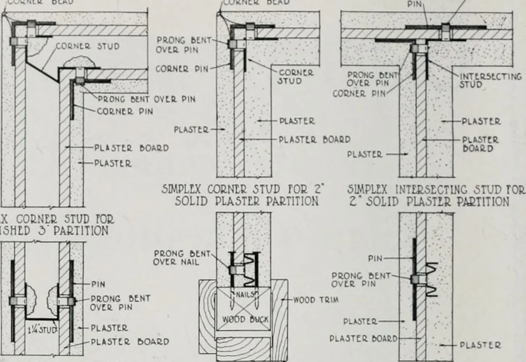 An illustration from Handbook for architects and builders, 1898, leaf 601