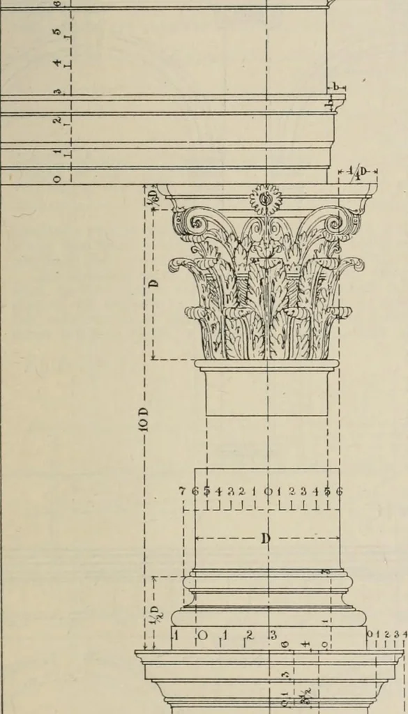 An illustration from Handbook for architects and builders, 1898, leaf 662