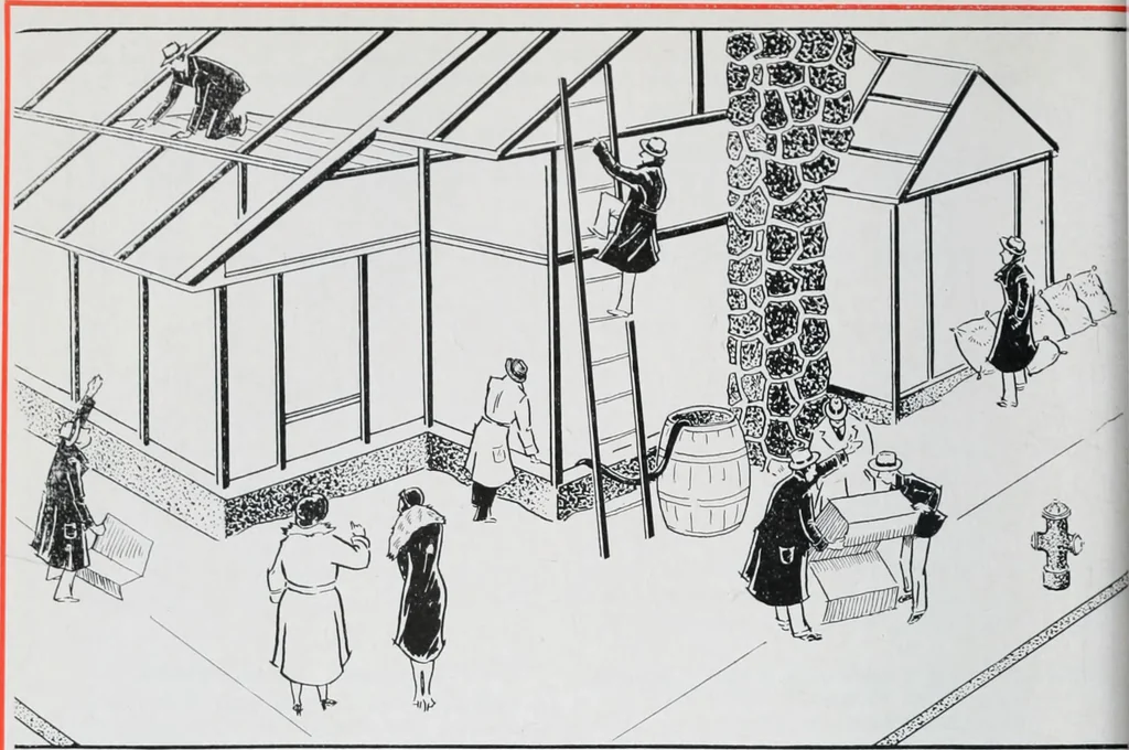 An illustration from Handbook for architects and builders, 1898, leaf 401