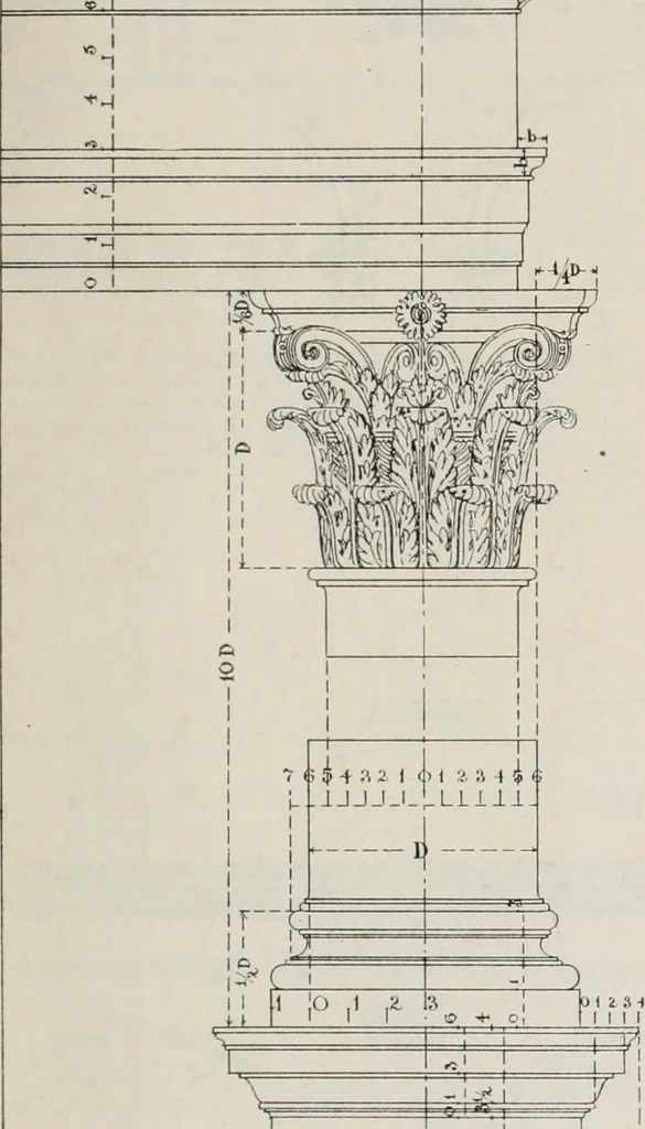 An illustration from Handbook for architects and builders, 1898, leaf 548