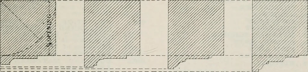 An illustration from Handbook for architects and builders, 1898, leaf 550