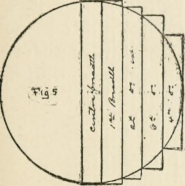 An illustration from Handbook for carpet measurers, cutters and salesmen : including topics of general interest to the trade with illustrations and diagrams, 1905, leaf 112