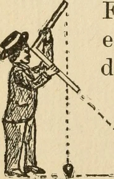 An illustration from Handbook for carpet measurers, cutters and salesmen, 1905, leaf 45