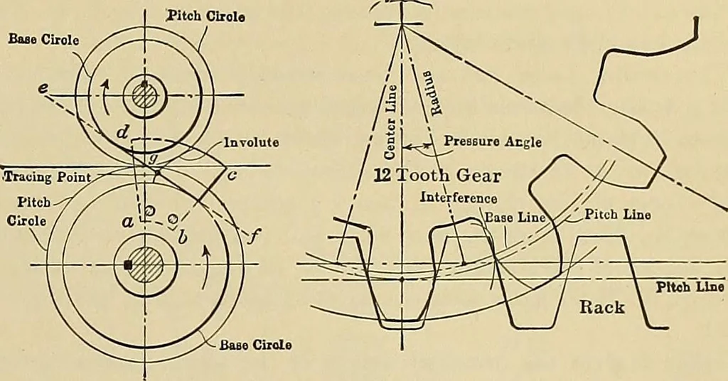 An illustration from Handbook for machine designers, shop men and draftsmen, 1916, leaf 111
