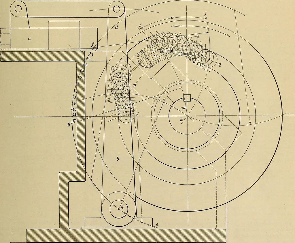 An illustration from Handbook for machine designers, shop men and draftsmen, 1916, leaf 209