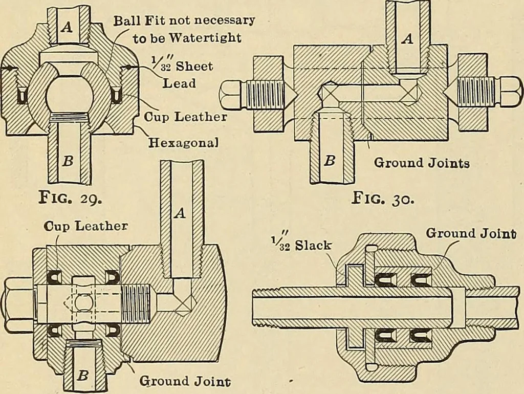 An illustration from Handbook for machine designers, shop men and draftsmen, 1916, leaf 264