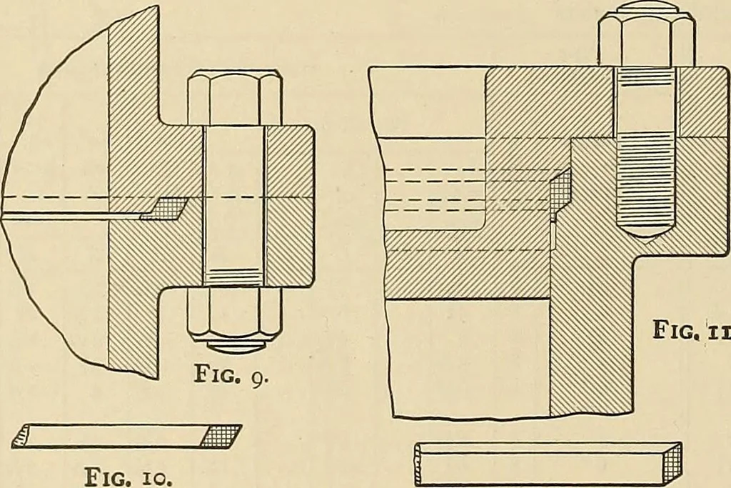 An illustration from Handbook for machine designers, shop men and draftsmen, 1916, leaf 284