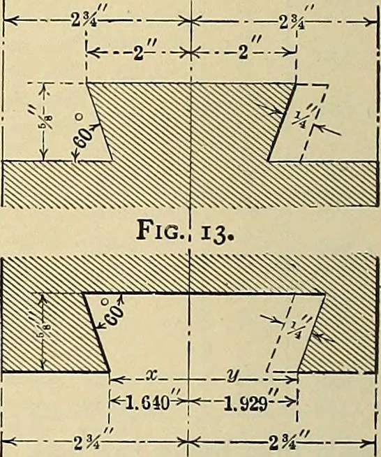 An illustration from Handbook for machine designers, shop men and draftsmen, 1916, leaf 294