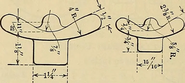 An illustration from Handbook for machine designers, shop men and draftsmen, 1916, leaf 298