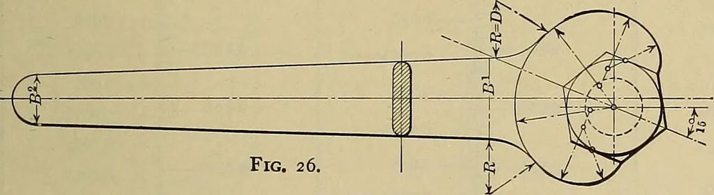 An illustration from Handbook for machine designers, shop men and draftsmen, 1916, leaf 299