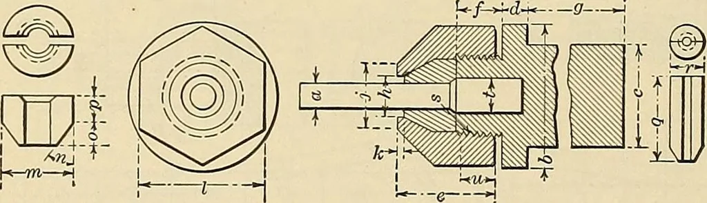 An illustration from Handbook for machine designers, shop men and draftsmen, 1916, leaf 304